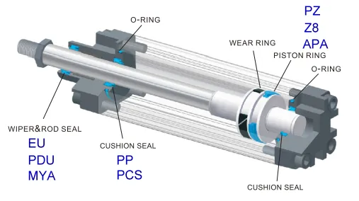 Pneumatic seals