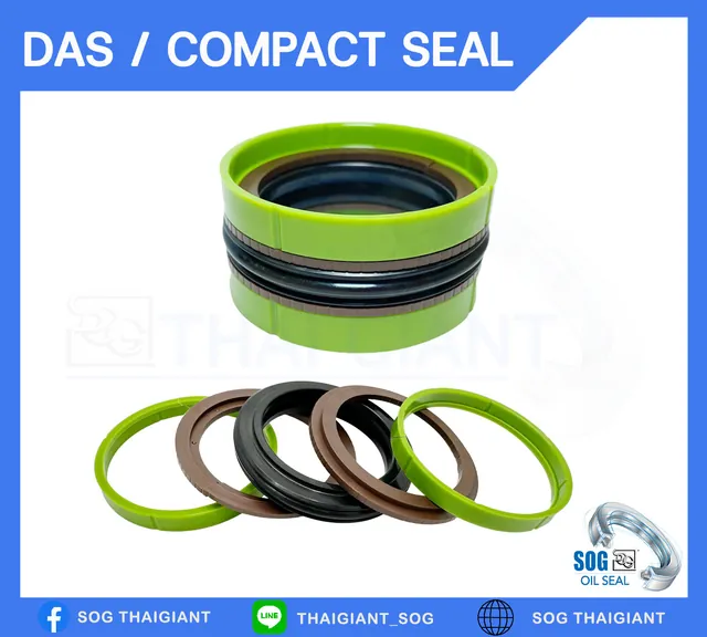 DAS / COMPACT - ซีลลูกสูบ (ซีลไฮดรอลิค SOG)