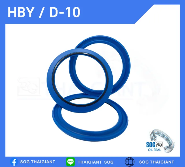 HBY / D-10 - ซีลกันแรงกระแทก (ซีลไฮดรอลิค SOG)