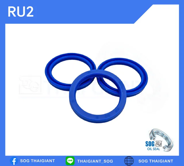 RU2 - ซีลก้านสูบ หรือ ซีลปากกระบอก (ซีลไฮดรอลิค SOG)