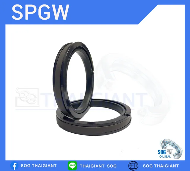 SPGW - ซีลลูกสูบ (ซีลไฮดรอลิค SOG)